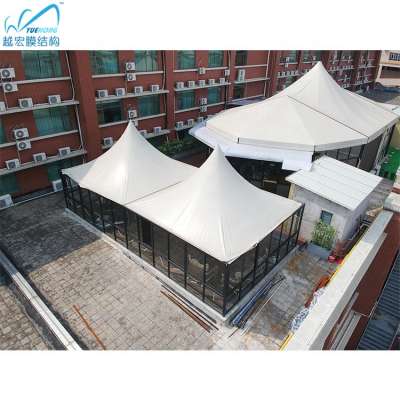 5x5m 6x6m pagoda tent temporary workshop tent