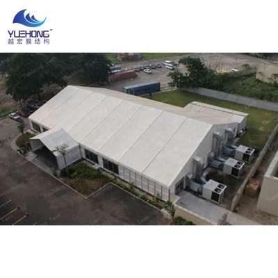 Large modular structure pvc 20m wide warehouse storage tent