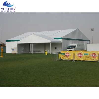 Temporary 5x8 pvc roof sandwich sidewall warehouse tent for storage