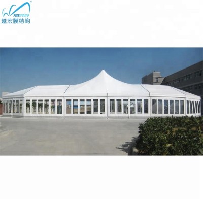 Yuehong good quality 20x20 high peak canopy party marquee tent for sale