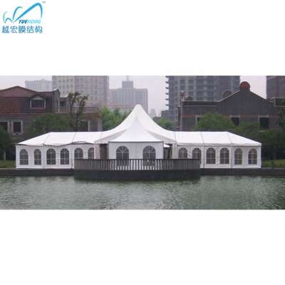 20x20 high peak mixed marquee tent