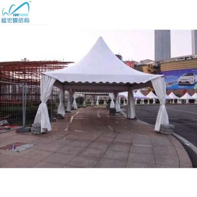 Competitive price professional pvc structure pagoda tent 6x6